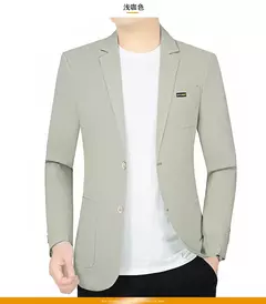 Blazers de negócios finos e respiráveis masculinos, casacos casuais, jaquetas de secagem rápida masculinas, alta qualidade, 4XL, verão, novo - Wolf Magazine