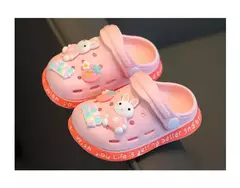Imagem do Chinelos bonitos dos desenhos animados das crianças com solas macias, Baby Bags Sapatos perfurados, Home and Baby Sandals