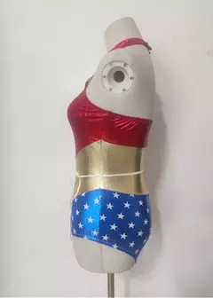 Halloween masquerade festa maravilha super menina cosplay traje purim power feminino fantasia vestido - comprar online
