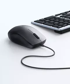 Imagem do UGREEN-USB Mouse com fio com design ergonômico, 1200 DPI, 3 botões para laptops e PCs