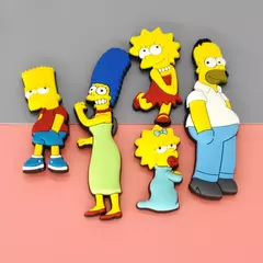 5 pçs simpsons homer ímãs de geladeira bonito ímãs decorativos personalizado resina geladeira ímã armário presentes do feriado - loja online