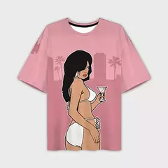 Homens e mulheres Grand Theft Auto Vice City 3D Print Streetwear, Camisetas de grandes dimensões, Tees crianças, Tops roupas, novo jogo, GTA na internet