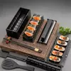 Kit japonês de sushi, Bola de arroz, Molde do rolo do bolo, DIY Home Sushi Making Tool, Ferramenta multifuncional de cozinha de plástico