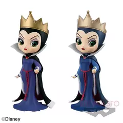 Bandai original 14cm q posket personagens da disney rainha figura de ação brinquedos para crianças presente modelo colecionável ornamentos