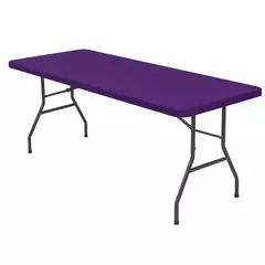Elastic spandex toalha de mesa, 4/6/8ft, estiramento, retangular, lavável e resistente a rugas, para a mesa do pátio, 1 pc - loja online