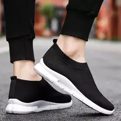 Imagem do Tênis leves para mulheres, tênis respiráveis, tênis de corrida, mocassins casuais, sapatos para momentos casuais, tênis de meia unissex