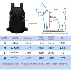 Gato de estimação cão ombro duplo respirável portátil viagem pet cão transportadora mochila malha transportadora saco frontal pequeno cão gatos ao ar livre - comprar online