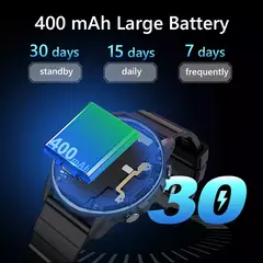 MELANDA-Smartwatch de Esportes Impermeável para Homens, Chamada Bluetooth, Rastreador De Fitness, IOS, Android NX9, IP68, 1.39 "HD - Wolf Magazine