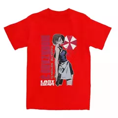 Camiseta de manga curta masculina de gola redonda 100% algodão, camisetas vintage, Biohazard 3, Jill Valentine - comprar online