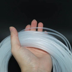 Mangueira de silicone flexível transparente, 5/1m, 2, 3, 4, 6, 7, 8, 9, 10, 12, 14, 16mm, tubo de qualidade alimentar, resistência à temperatura, cozinha não tóxica