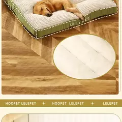 Imagem do Hoopet cama de dormir para cães quentes, cobertor de lã macia para animais de estimação, almofada removível para cães pequenos, médios e grandes, suprimentos para animais de estimação