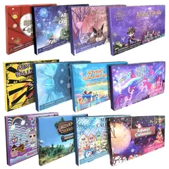 Lego Robort Surpresa Figuras Anime para Meninas, Pony Harry Potter Modelo Bonecas PVC, Brinquedos Infantis Caixa de Presente, Calendário do Advento, Surpresa