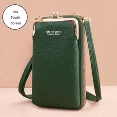 Buylor-Bolsa de couro feminina, tela sensível ao toque, bolsa para celular, bolsa de ombro pequena, macia, feminina, barata, transversal