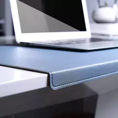 Dobrável cotovelo guarda de pulso couro escritório mesa tapete grande mouse almofada computador portátil mesa gaming mousepad tapete almofada - loja online