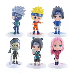 Hot 12 pçs/set Anime Figura Naruto Shippuden Hinata Sasuke Itachi Kakashi Gaara Figura de Ação Q Versão Figuras de PVC Brinquedos Presente - Wolf Magazine