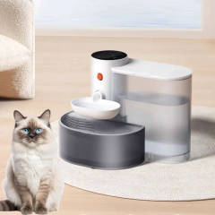 Dispensador de água inteligente para gatos, água corrente, recarregável, automático, para cães de estimação