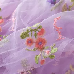 Vestido de malha bordado feminino, Alça de fada, Asas de arco traseiro, Princesa, Aniversário, Doces Bebés, Verão - Wolf Magazine