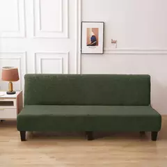 Tampa do sofá-cama impermeável para sala de estar, sofá dobrável sem braços, Stretch Couch Covers, Thick Poltrona Protector - Wolf Magazine