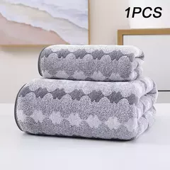 Toalha de cara coral listrada engroçada macia do velo, toalha de banheiro do microfiber, água-absorvente, não fácil de verter - loja online