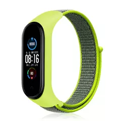 Correia de nylon para Xiaomi Mi Band, pulseira esportiva confortável, pulseira para Mi Band 7, 6, 5, 4, 3