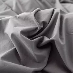 Conjunto de edredão duplo, Conjunto de cama de algodão torção sólida, Quilt Cover King Size, 100% Algodão, 220x240, 3Pcs