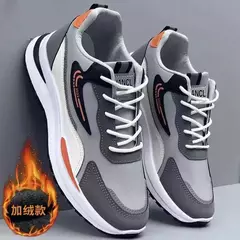 Sapato leve e respirável vulcanizado masculino, tênis de malha casual, calçado de caminhada antiderrapante, tênis, tendência na internet
