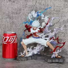 One Piece Raiden Five Gear Nica Lightning Luffy Action Figure, Estátua Modelo, Brinquedos Boneca Coleção, Decoração Presente, 25cm na internet