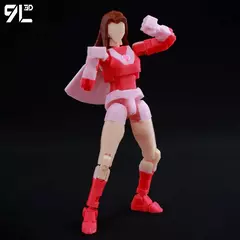 9l3d impresso super-heróis invencível 2.0 anime multi-articulado shapeshift brinquedos figuras de ação manequim modelo ornamentos presentes - loja online