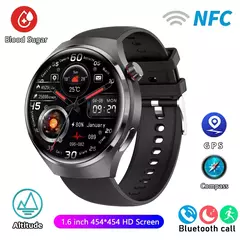 Huawei GT4 Pro Smartwatch Impermeável para Homens, GPS, NFC, 360x360, Tela AMOLED, Frequência Cardíaca, Chamada Bluetooth, IP68, 2022 - loja online