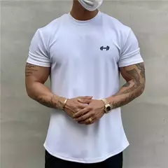 Camiseta de manga curta musculação masculina, Ginásio Camiseta, Algodão Fitness, Tees de treinamento, T-shirt do músculo, Roupa masculina, Moda verão, 2022 - comprar online