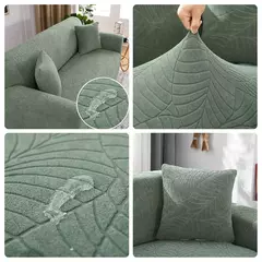 Grosso Jacquard Sofá Covers, L Shaped Sofá Capa, Banco Protector, 1, 2, 3, 4 Assentos - loja online