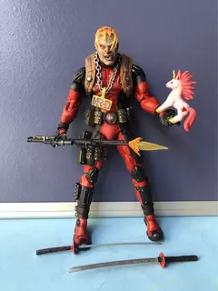 Imagem do Neca deadpool edição de luxo anime figura x-men vingadores figura de ação halloween pvc coleção ornamentos presente crianças brinquedos