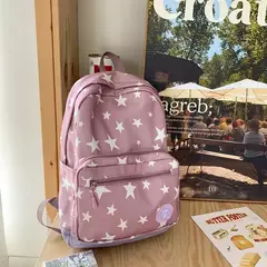 Cute Star Laptop Backpack para mulheres e homens, 17 Polegada, bolsa de faculdade, viagem, estudante de volta às aulas, Casual Bookbag - loja online