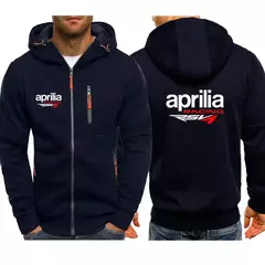 Moletom masculino Aprilia Racing, impressão de logotipo RSV4, moda esportiva, quebra-vento quente, moletom confortável com capuz, primavera e outono - Wolf Magazine