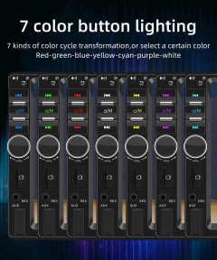 Lihx tela ips 7 polegadas carplay android auto autoradio 2din rádio do carro estéreo multimídia para volkswagen honda toyota hyundai kia na internet