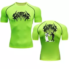 Y2K-Men's Bodybuilding Esporte T-Shirt, Corrida Camisa Secagem Rápida, Tops de Compressão de Manga Longa, Ginásio Camiseta, Fitness Rashgard Apertado