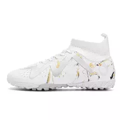 Botas de futebol antiderrapantes ao ar livre, Sapatos de treinamento masculinos, Sapatos esportivos rápidos originais