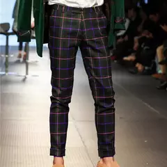 Calça de verão longa moda masculina, mini calça casual, simples e reta para negócios - Wolf Magazine