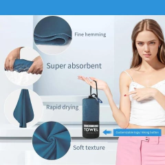 Super Absorvente Microfiber Camping Toalhas, Toalha de Viagem, Secagem Rápida, Ultra Macio, Compacto, Ginásio, Natação, Praia, Secagem Rápida - loja online