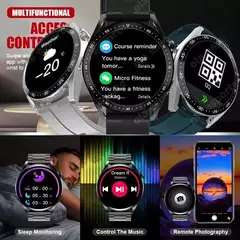 GT3 Pro AMOLED Smartwatch para homens e mulheres, tela HD, freqüência cardíaca, chamadas Bluetooth, à prova d'água, Android, iOS, 420x420, Novo, 2022 - loja online