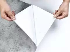 Papel de parede impermeável auto-adesivo, Adesivos de parede, Industrial, Cimento, Cinza, Loja de roupa, Sala Decoração, Vinil