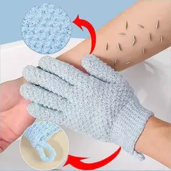 Imagem do Luvas esfoliantes para chuveiro, luva de banho esfoliante, massagem corporal, esponja esfoliante, hidratação, spa, 1 parte