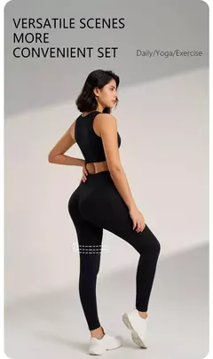 Conjunto de roupas de yoga feminino cintura alta leggings e topo duas peças sem costura roupas de exercício de fitness roupa interior de treino de fitness na internet