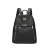 Simples Preto Grande Capacidade Mochilas para Mulheres, Bolsa de Viagem, Sólida Harajuku Student Schoolbag, Mochila Oxford, Unisex Bags