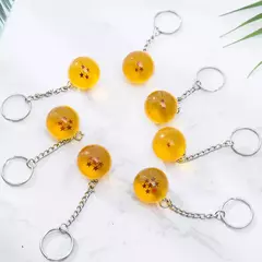 Dragon Ball Z Anime Chaveiro Infantil, Son Goku, Shenron, bola de cristal, figura de resina, brinquedo modelo, presente, 2,7 cm, 7 peças por conjunto - comprar online