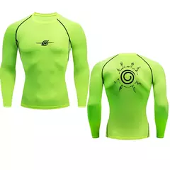 Camisa esportiva de compressão anime masculina, camiseta de ginástica secagem rápida, camiseta esportiva fitness, tops de elasticidade, camiseta masculina, verão, outono - comprar online