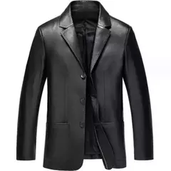 Jaqueta de couro macio PU motocicleta masculina, Casacos casuais, roupas monocromáticas, outono, inverno, M-3XL
