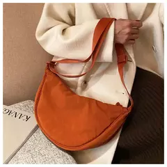 Bolsa Crossbody de Nylon Hobos para Mulheres, Bolsas de Ombro Casual Designer, Bolsa de Grande Capacidade Lady Travel Shopper, Bolsas Femininas, 2024 - Wolf Magazine