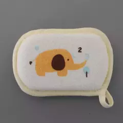 Cute Baby Bath Sponge Crianças Crianças Crianças Crianças Recém-nascidos Adultos Cleaning Brush Towel Soft Inirritative Bath Foam Shower Sponge