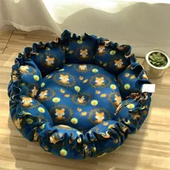 Cordão criativo macio quente ninho dupla utilização ajustável cama para animais de estimação ninho almofada para gatos filhotes suprimentos para animais de estimação - loja online